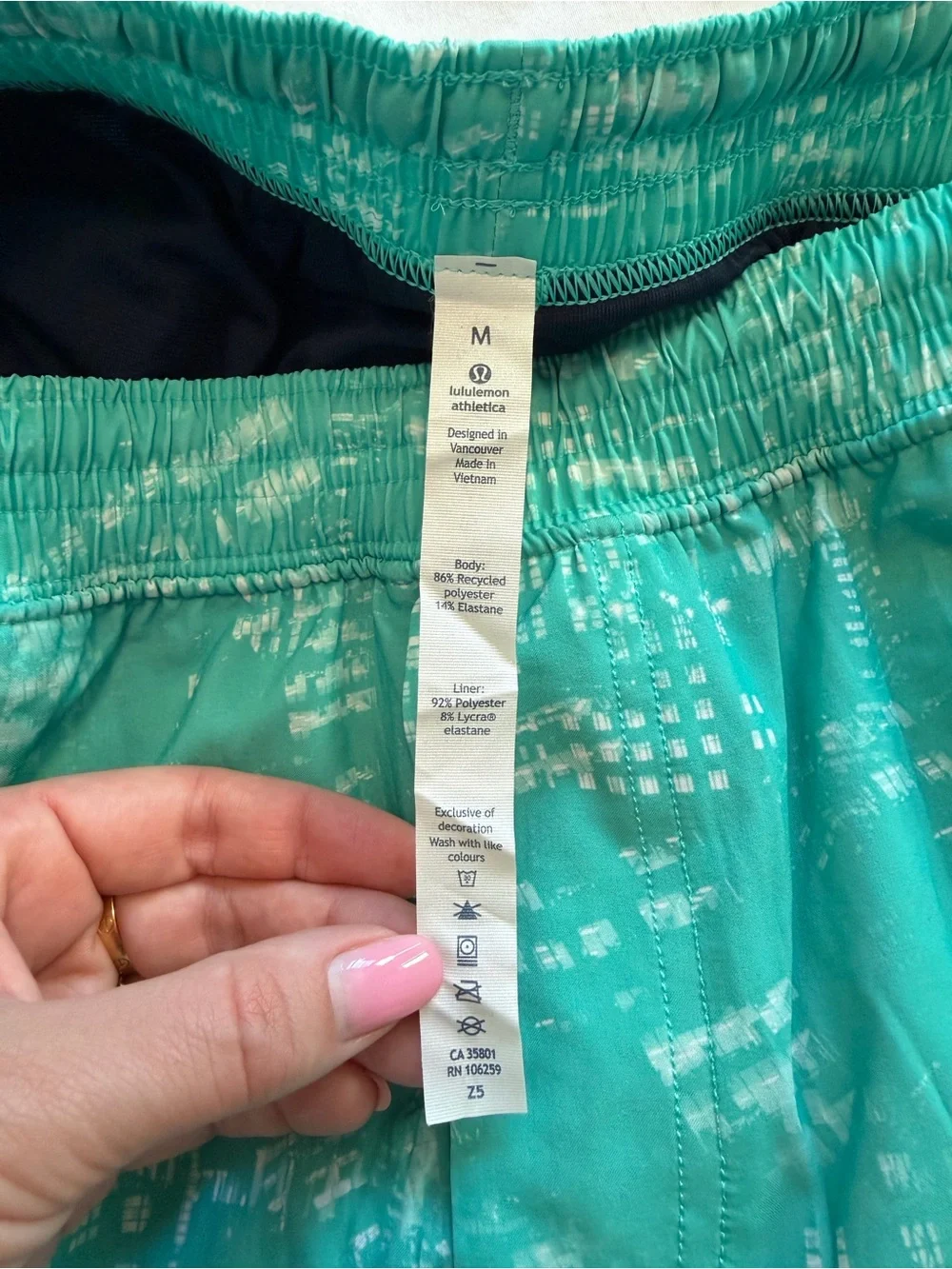 Lululemon Pace Breaker Lined Short, M